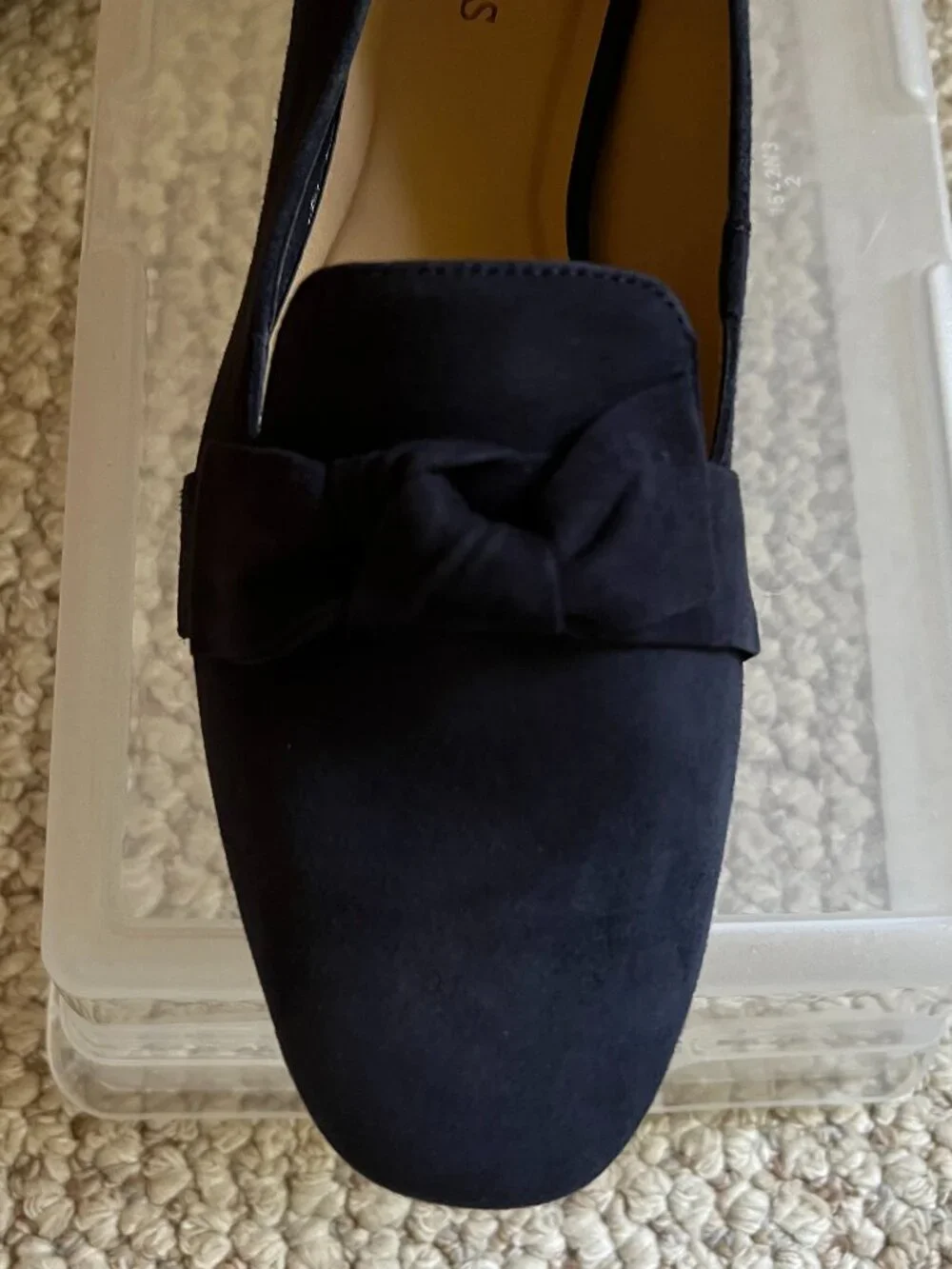 TALBOTS - Jane Tie Strap Suede Loafer -- NEW, with Box